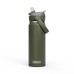 Camelbak Thrive Flip Straw 0.7L Bottle Insulated Stainless Steel - Moss Camelbak Thrive Flip Straw 0.7L Bottle Insulated Stainless Steel - Moss