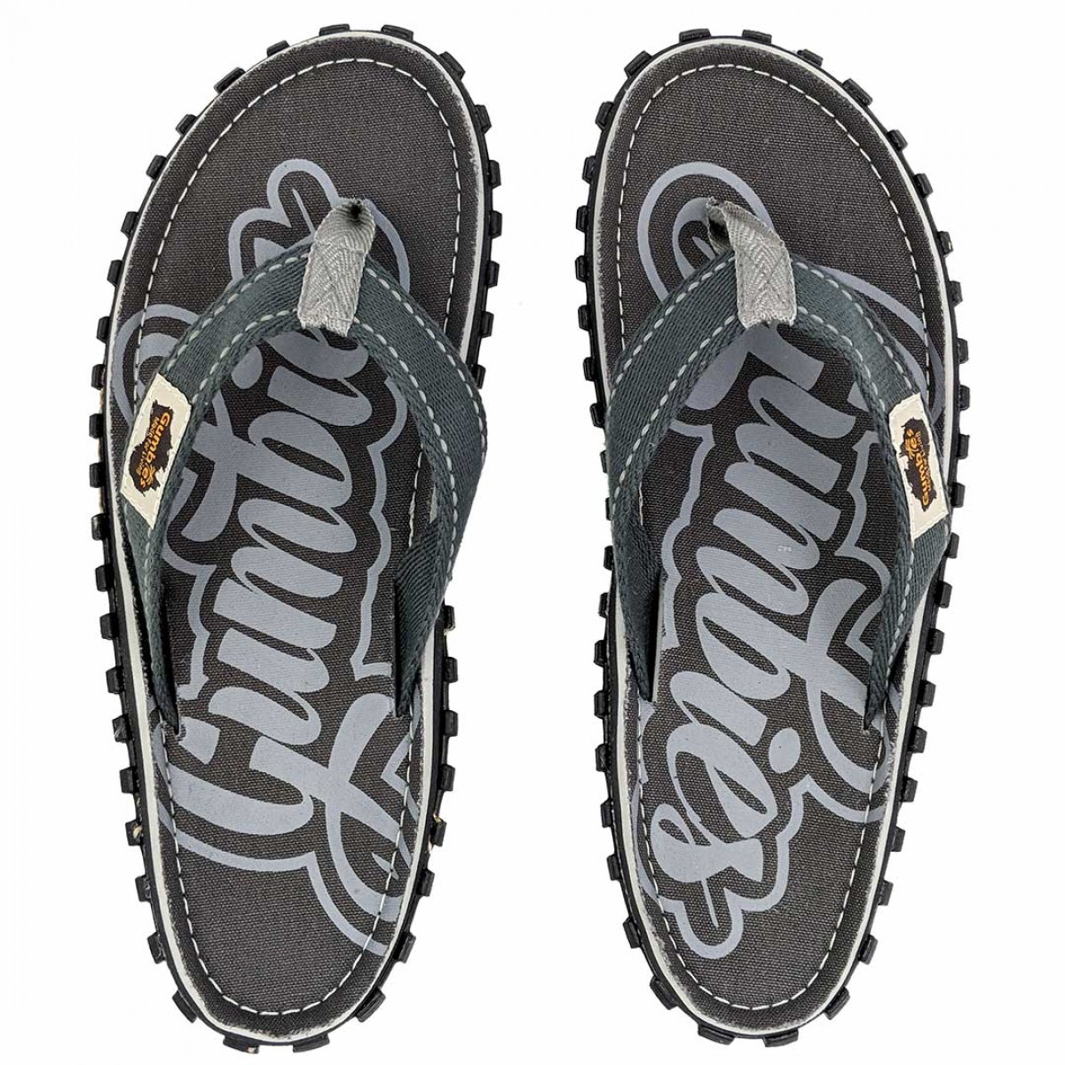 Gumbies Islander Flip-Flops - Cool Grey