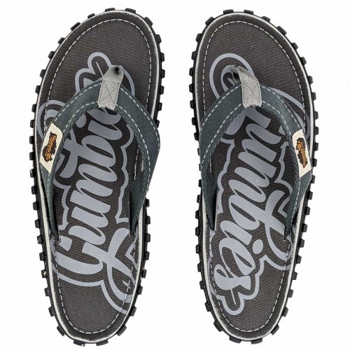 Gumbies Islander Flip-Flops - Cool Grey