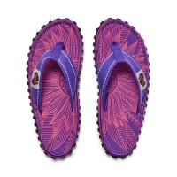 Gumbies Islander Flip-Flops - Purple Sunflower