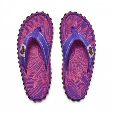 Gumbies Islander Flip-Flops - Purple Sunflower