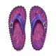 Gumbies Islander Flip-Flops - Purple Sunflower