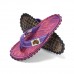 Gumbies Islander Flip-Flops - Purple Sunflower