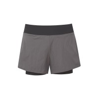 Mountain Equipment Dynamo Women's Twin Short - Obsidian/Black