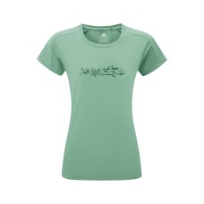 Mountain Equipment Womens Headpoint Skyline Tee - Lichen