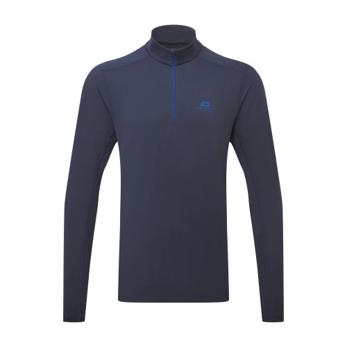 Mountain Equipment Cerrig Men's LS Zip T - Cosmos