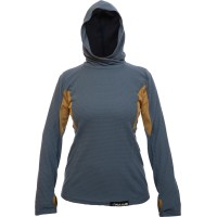 Paramo Womens Velez Grid - Indigo/Cumin
