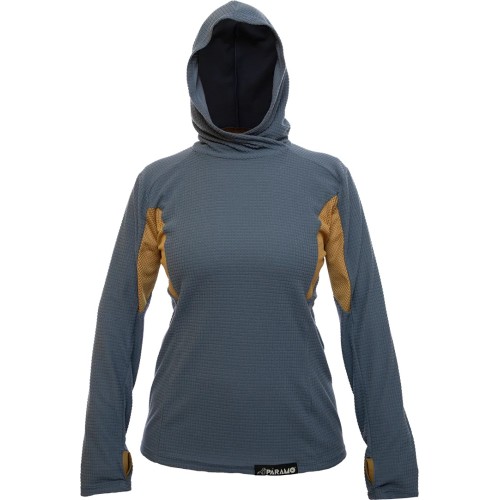 Paramo Womens Velez Grid - Indigo/Cumin