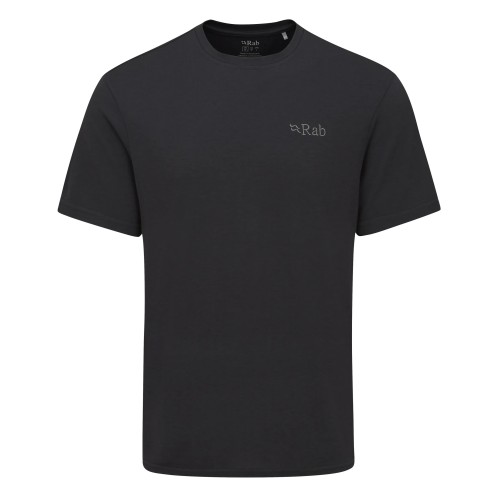 Rab Men's Crimp logo Tee Shirt - Beluga