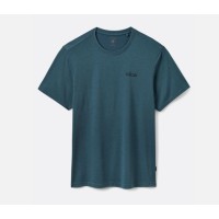 Rab Men's Crimp logo Tee Shirt - Orion Blue
