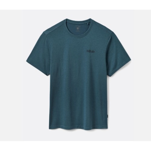 Rab Men's Crimp logo Tee Shirt - Orion Blue