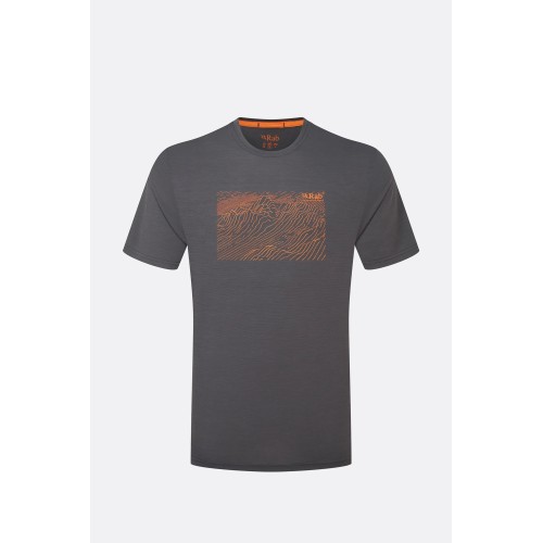 Rab Men's Syncrino Ridge Tee - Graphene