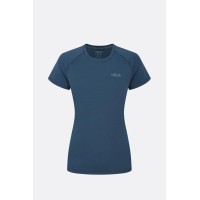 Rab Women's Sonic Tee shirt - Tempest Blue