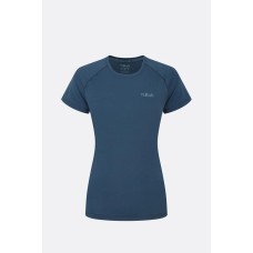 Rab Women's Sonic Tee shirt - Tempest Blue