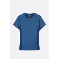 Rab Women's Trail Tee Shirt - Orion/Tempest Blue