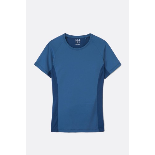 Rab Women's Trail Tee Shirt - Orion/Tempest Blue