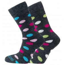 Horizon Merino Outdoor Sock 2 Pack  – Pink/Apple