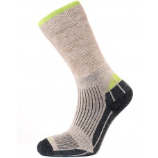 Horizon Merino Hiker Sock Natural/Apple