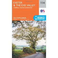 OS Explorer Map 114 Exeter and the Exe Valley