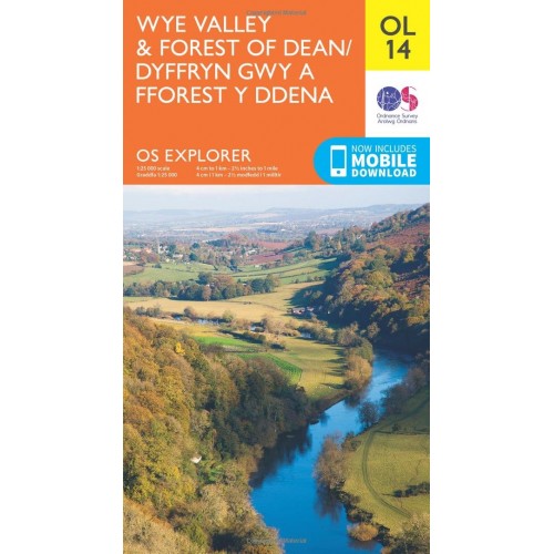 OS Explorer OL14 Wye Valley and Forest of Dean