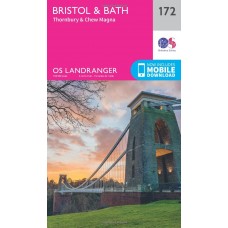 OS Landranger 172 Bristol & Bath, Thornbury & Chew Magna