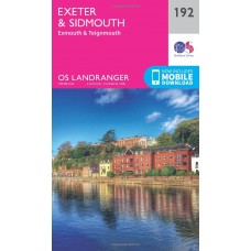 OS Landranger 192 Exeter & Sidmouth, Exmouth & Teignmouth