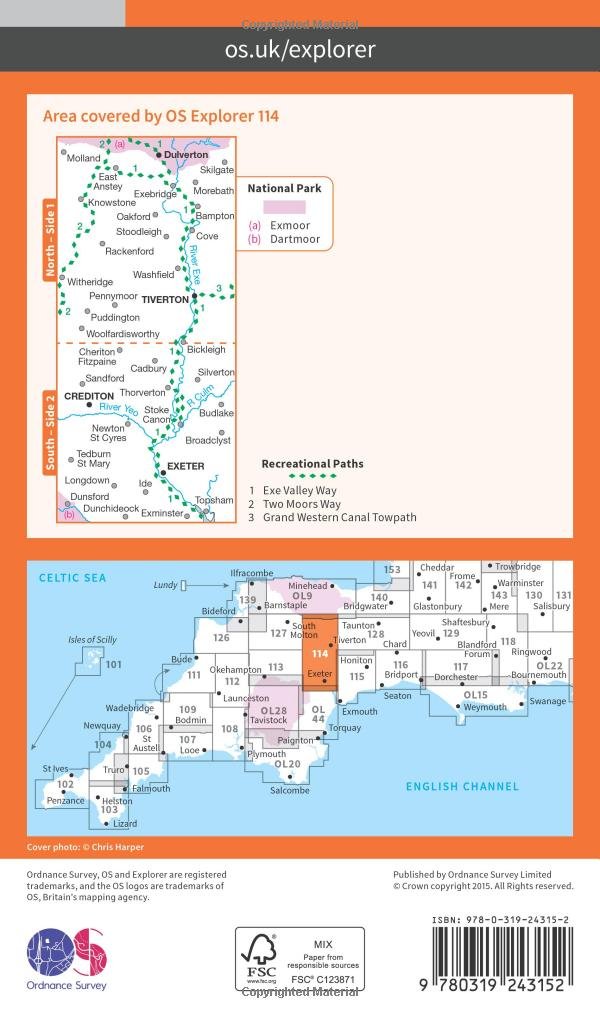 Exeter Os Map With Grid Numbers .pdf High Street One